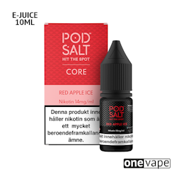 Pod Salt - Red Apple Ice (10ml, Nic Salt)