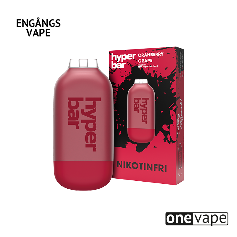 Hyper Bar ZERO Mesh Engångs Vape Cranberry Grape One Vape