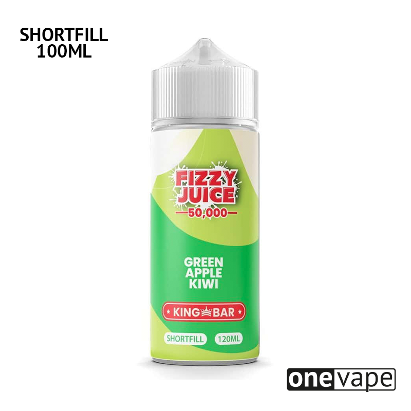 Fizzy King Bar - Green Apple Kiwi (100ml Shortfill)