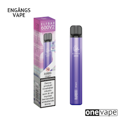 Elfbar V2 Mesh Engångs Vape - Blueberry Raspberry