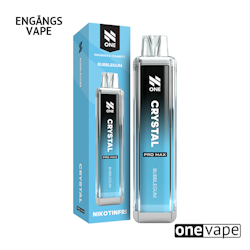 N One Crystal ZERO Engångs Vape - Bubblegum