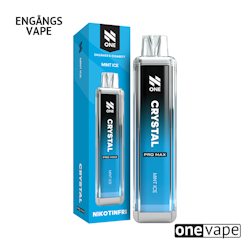 N One Crystal ZERO Engångs Vape - Mint Ice