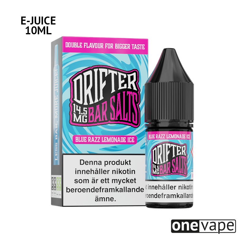 Drifter Bar Salts - Blue Razz Lemonade Ice (10ml, Nic Salt)