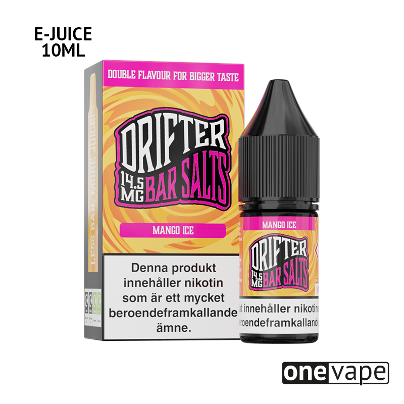 Drifter Bar Salts - Mango Ice (10ml, Nic Salt)