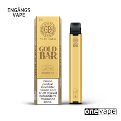 Gold Bar Engångs Vape - Banana Ice