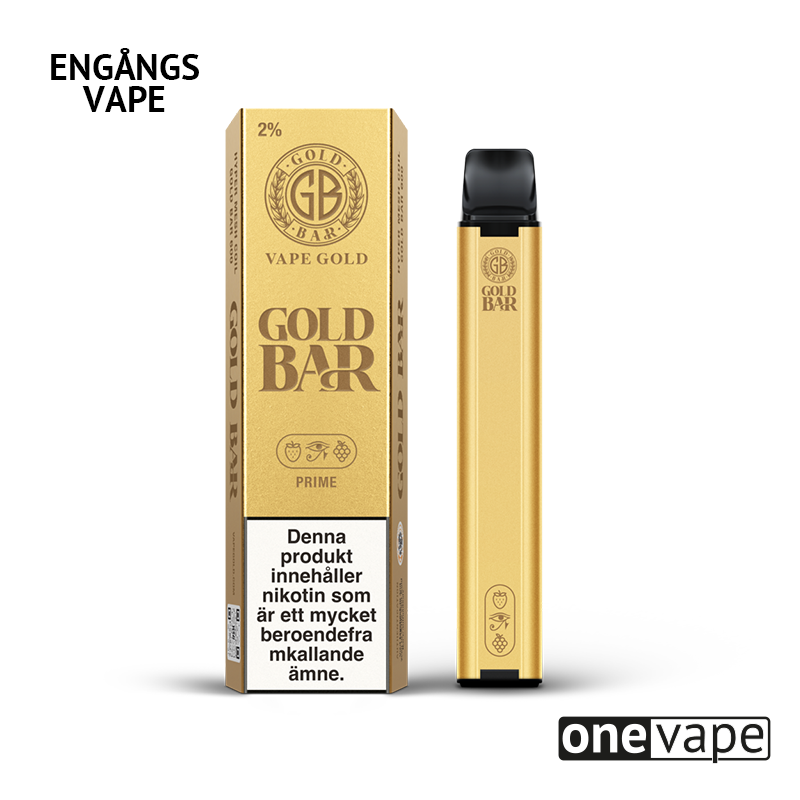 Gold Bar Engångs Vape - Prime