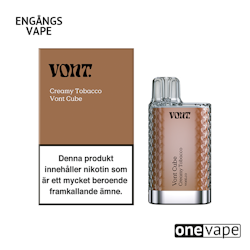 Vont Cube Engångs Vape - Creamy Tobacco