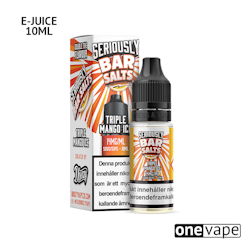 Seriously Bar Salts - Triple Mango (10ml, Nic Salt)
