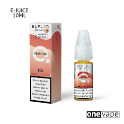 ElfLiq - Peach Ice (10ml, Nic Salt)