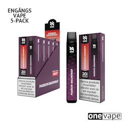 N One Engångs Vape - Passion Grapefruit (5-Pack)