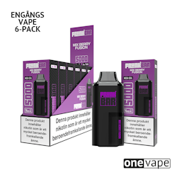 Frunk 5000 Engångs Vape - Mix Berry Fusion (6-Pack)