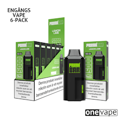 Frunk 5000 Engångs Vape - Lemon Lime (6-Pack)