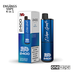 IVG 2400 4in1 Mesh Engångs Vape - Blue Raspberry Ice