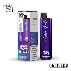 IVG 2400 4in1 Mesh Engångs Vape - Purple Edition