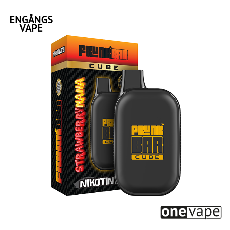 Frunk Bar Cube ZERO Mesh Engångs Vape - Strawberry Nana