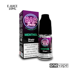 Bar Salts - Menthol (10ml, Nic Salt)