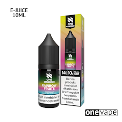 N One Salt - Rainbow Fruits (10ml, Nic Salt)
