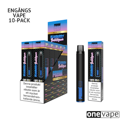 Frunk Bar Mesh Engångs Vape - Blueberry Bubblegum (10-Pack)