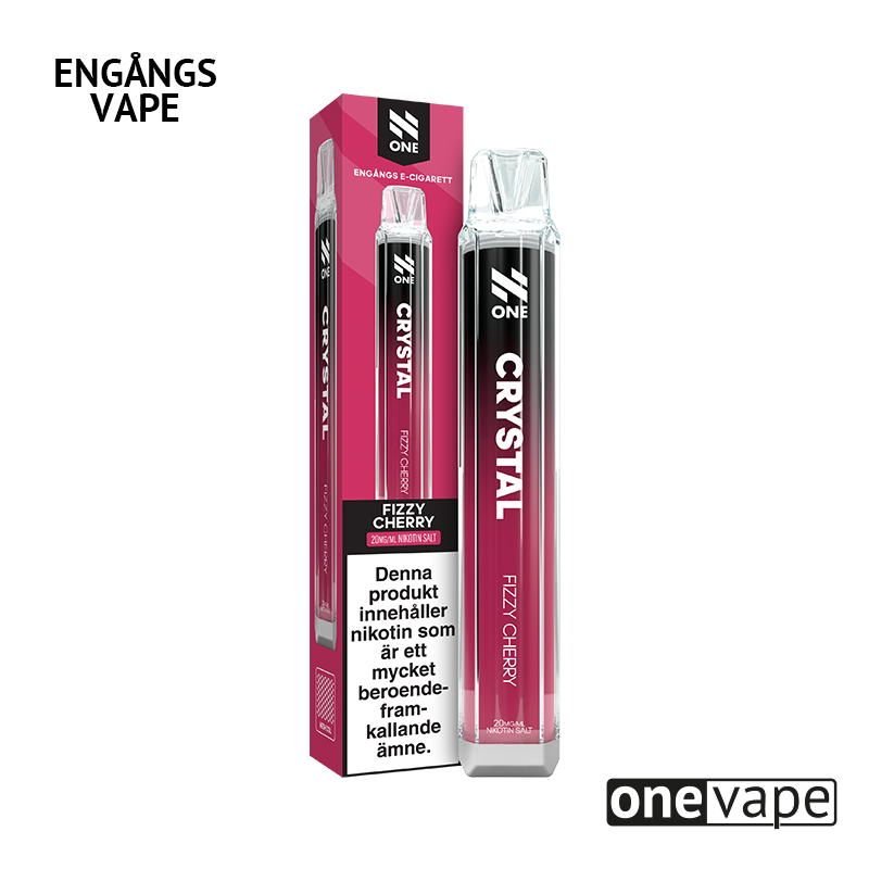 N One Crystal Mesh Engångs Vape - Fizzy Cherry