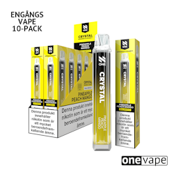 N One Crystal Mesh Engångs Vape - Pineapple Peach Mango (10-Pack)