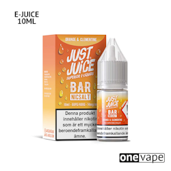 Just Juice Bar - Orange & Clementine (10ml, Nic Salt)