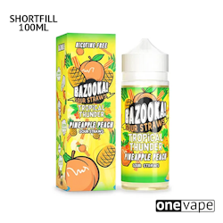Bazooka Tropical Thunder - Pineapple Peach (100ml Shortfill)