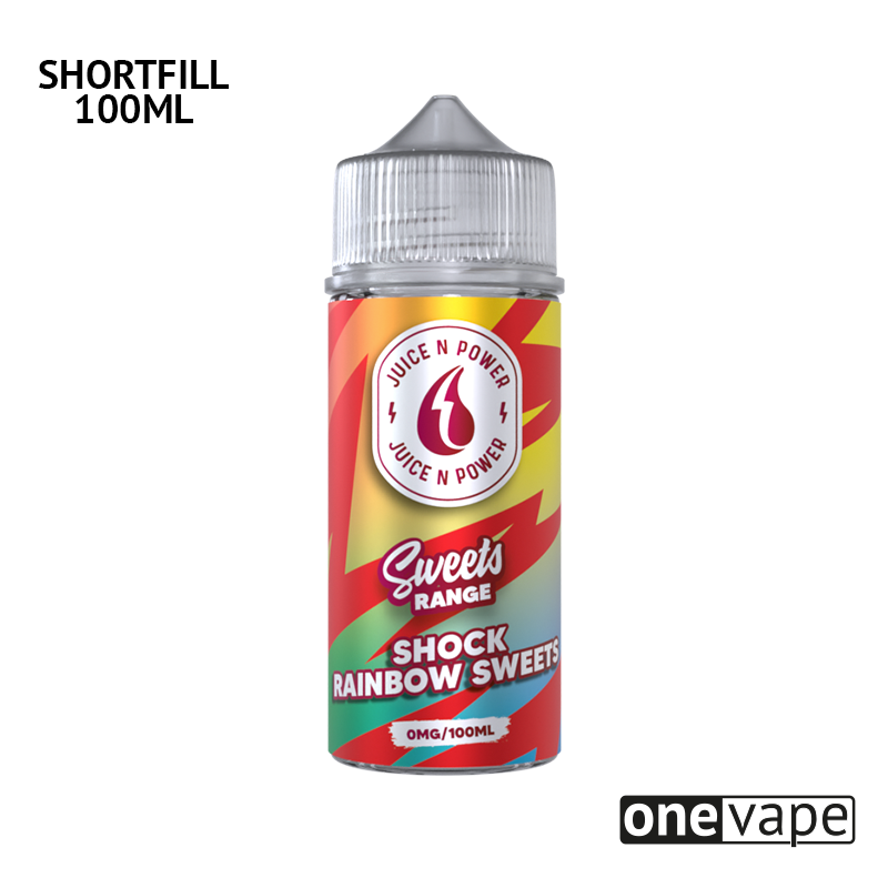 Juice N Power - Shock Rainbow Sweets (100ml Shortfill)