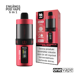 N One 6in1 Mesh Engångs Vape - Strawberry Watermelon Bubblegum