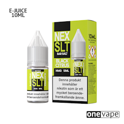 NEX SLT - Black Citrus (10ml, Nic Salt)
