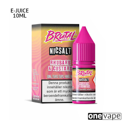 Just Juice Brutal - Rhubarb & Custard (10ml, Nic Salt)