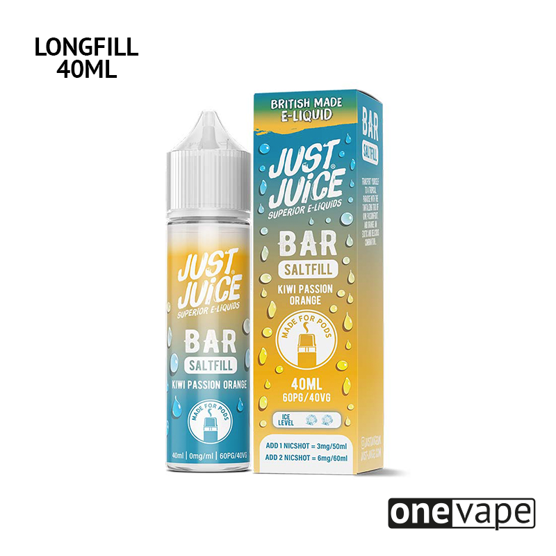 Just Juice Bar - Kiwi Passion Orange (40ml Longfill)