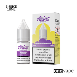 Arius Bar Salt - Blackcurrant Lemonade (10ml, Nic Salt)