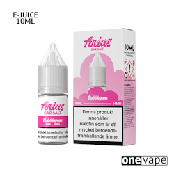 Arius Bar Salt - Bubblegum (10ml, Nic Salt)