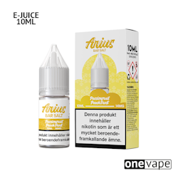Arius Bar Salt - Passionfruit Peach Frost (10ml, Nic Salt)