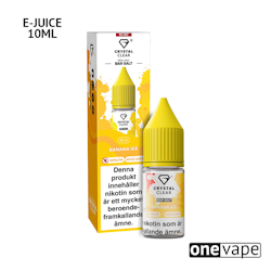 Crystal Clear - Banana Ice (10ml, Nic Salt)
