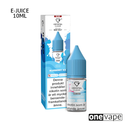 Crystal Clear - Blueberry Ice (10ml, Nic Salt)