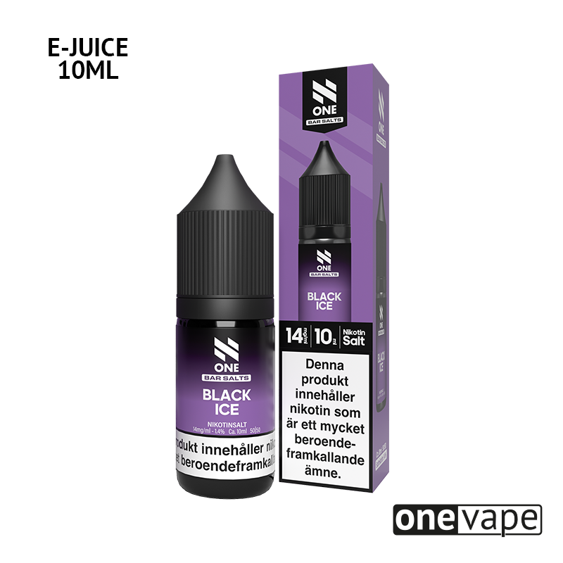 N One Salt - Black Ice (10ml, Nic Salt)