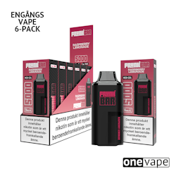 Frunk 5000 Engångs Vape - Raspberry Lemonade (6-Pack)