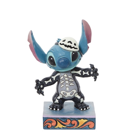 Stitch i Halloweenkostyme, H15cm, lyser i mørket