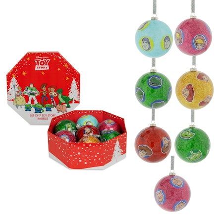Toystory, 7 pk julekuler acryl