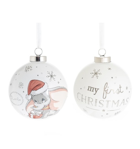 Min første julekule Dumbo, porselen 8 cm
