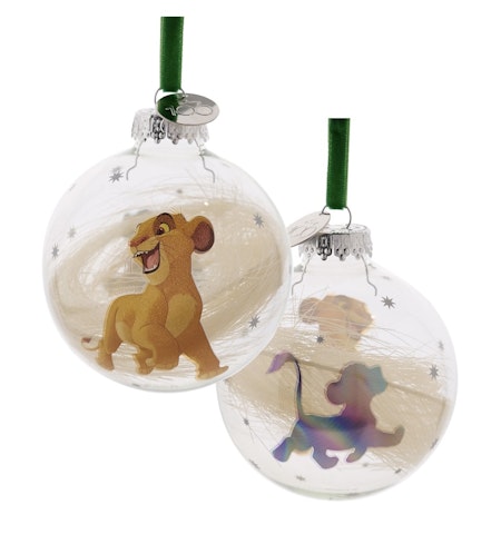 Disney 100 Simba julekule, glass