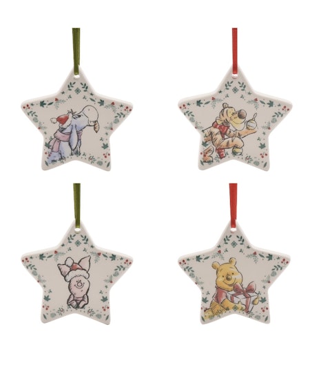 4pk porselens ornamet