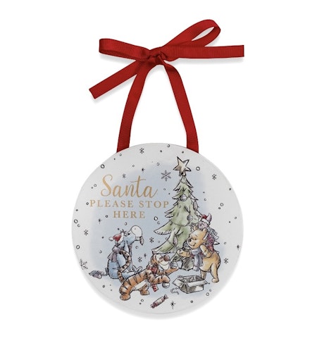 Santa please sto here skilt i finer