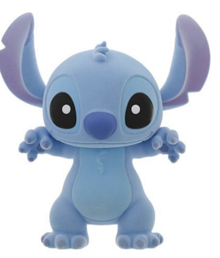 Stitch, stor 20cm, flocked