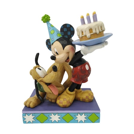 Pluto og Mikke, jubileumsfigur H16cm