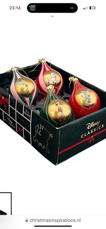 Classic julekuler , 4pk, kommer september 25