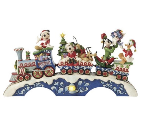 Mikke m venner, tog med 8 melodier. H22cm, (pris 3599)