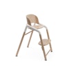 Bugaboo Giraffe Natural Wood White Matstol Highchair