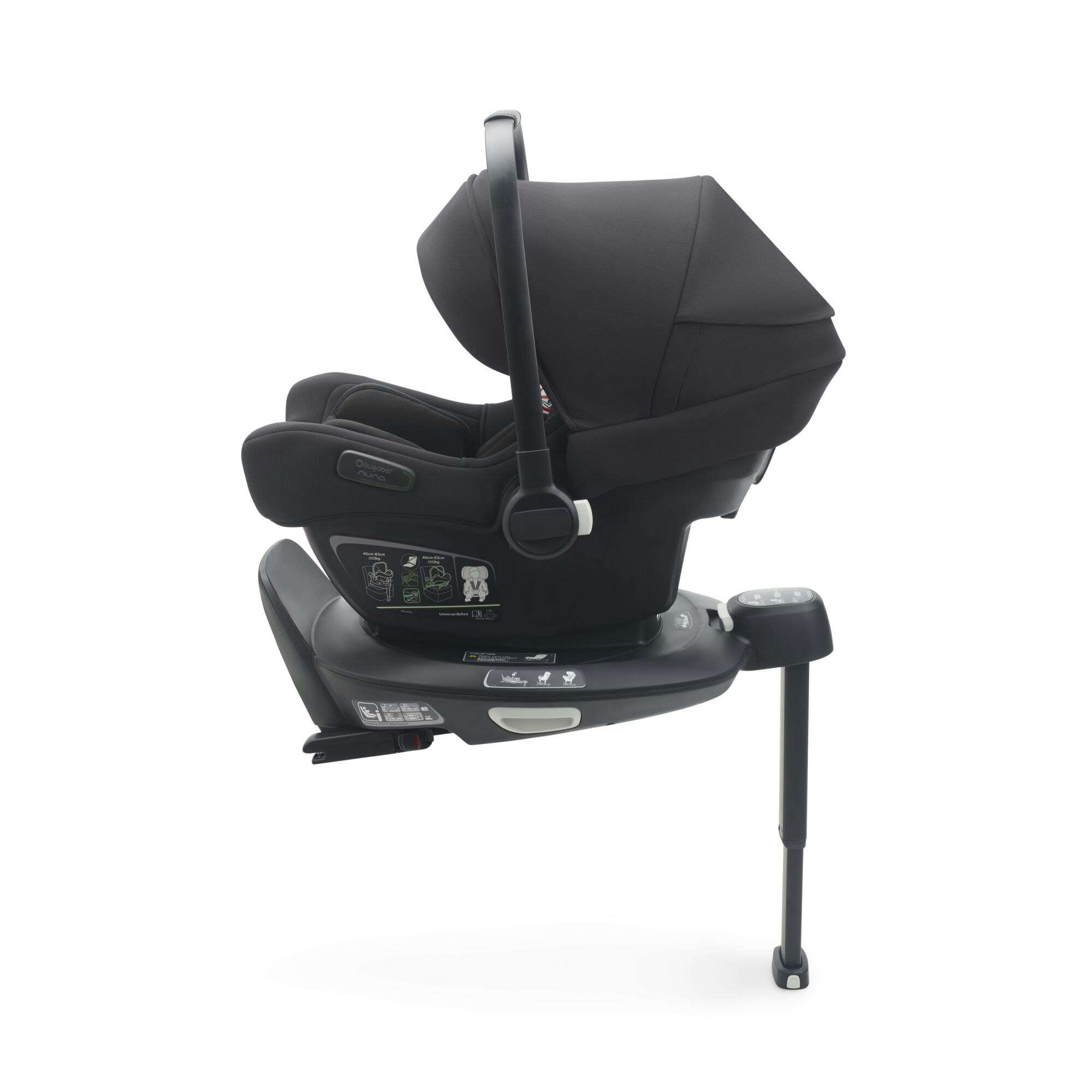 Bugaboo Turtle Air by Nuna Black inkl. 360 Isofix bas